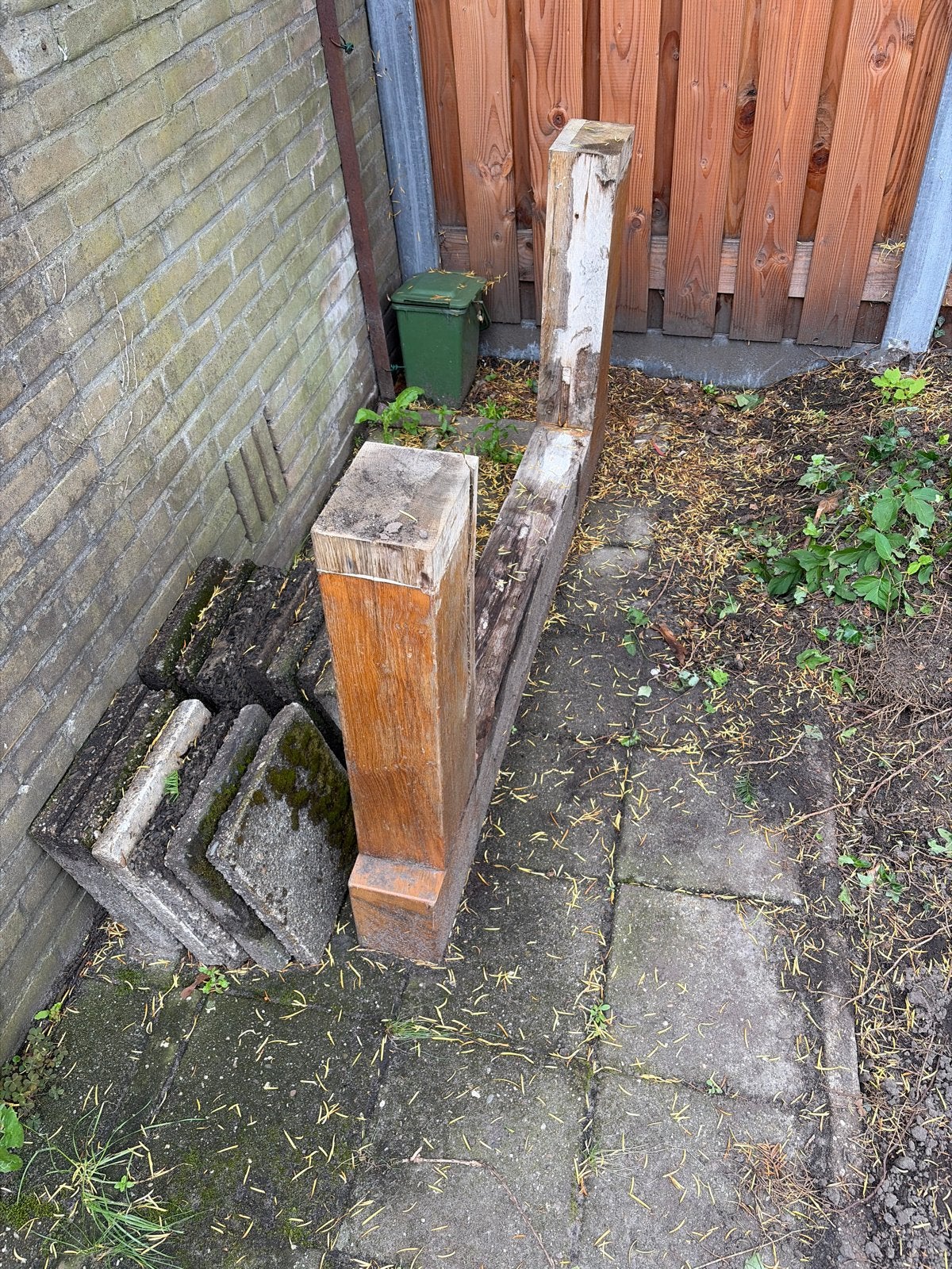 Robuuste hardhouten balk/blok GRATIS ophalen, Doe-het-zelf en Verbouw, Hout en Planken, Ophalen, Gebruikt, 200 tot 250 cm, 50 mm of meer