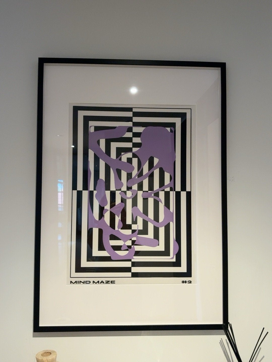 Set Lou Wang Mind Maze #1 & #2 – 70x100 cm – ingelijst, Antiek en Kunst, Ophalen