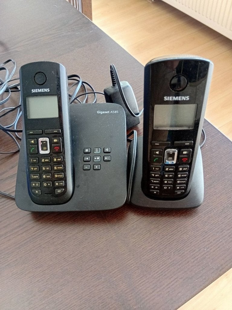 Draadloze vast telefoon set, Ophalen of Verzenden, Zo goed als nieuw, 2 handsets