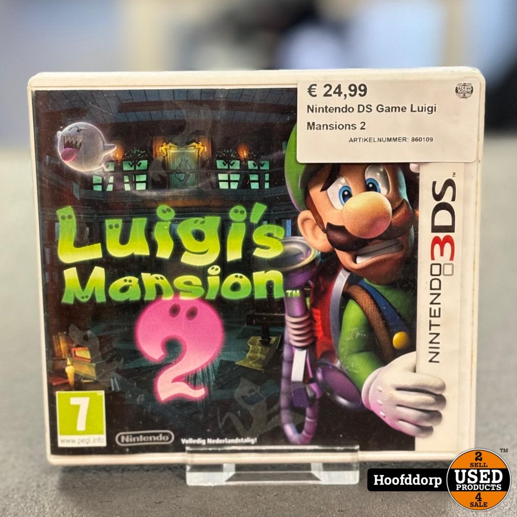Nintendo DS Game Luigi Mansions 2, Flex Ltd., Zo goed als nieuw, https://flex.com/contact-us, Nobelstraat 10, 5807 GA Oostrum