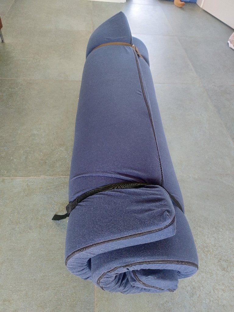 Campingmatras van traagschuim tweepersoons, Ophalen, Gebruikt, 2-persoons