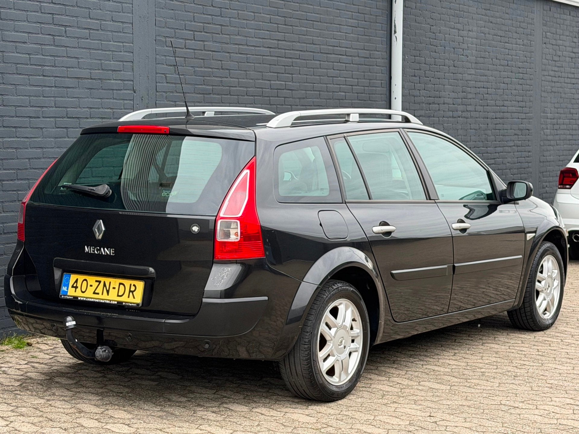 Renault Mégane Grand Tour 1.6-16V Tech Line CLIMA CRUISE PD, Auto's, Renault, Gebruikt, Zwart, 4 cilinders, Leder en Stof
