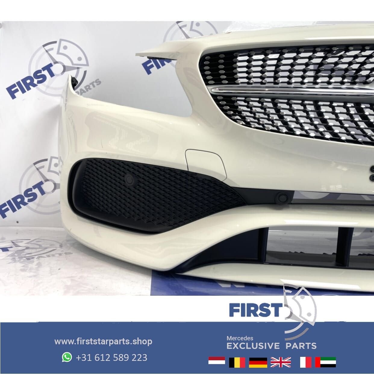 W176 FACELIFT AMG Voorbumper Mercedes A Klasse 2018 compleet, Auto-onderdelen, Gebruikt, -, Voor, Ophalen of Verzenden