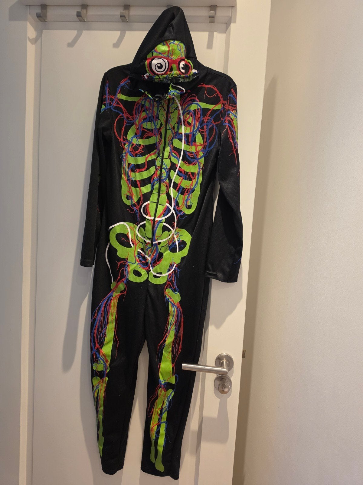 Halloween skelet kostuum kind - Urban Rascals 8-11 jaar, Ophalen of Verzenden, Gebruikt, 134 t/m 140, Jongen of Meisje