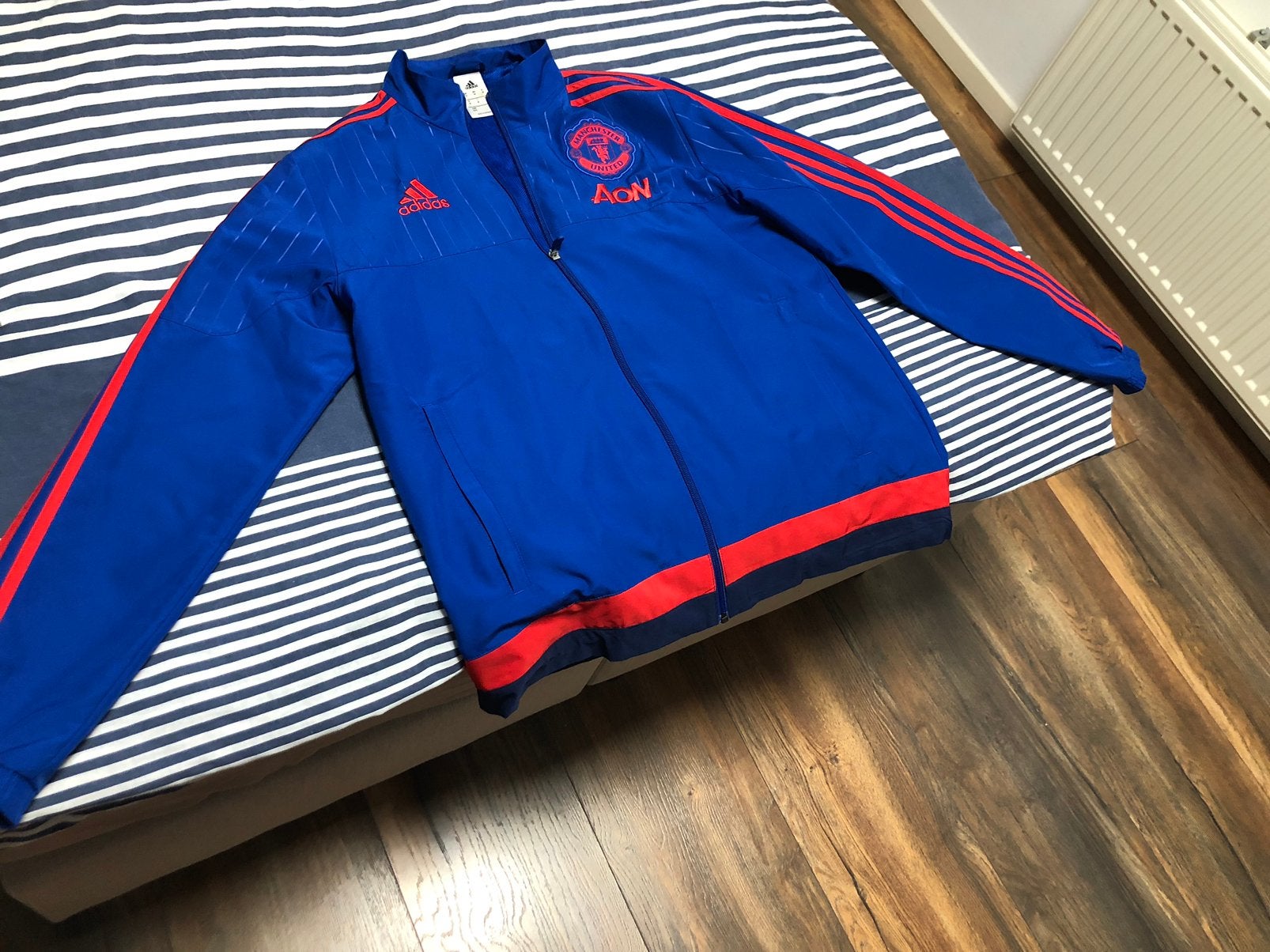 Adidas Sportvest (als nieuw), Maat 38/40 (M), Blauw, Overige typen, Ophalen of Verzenden
