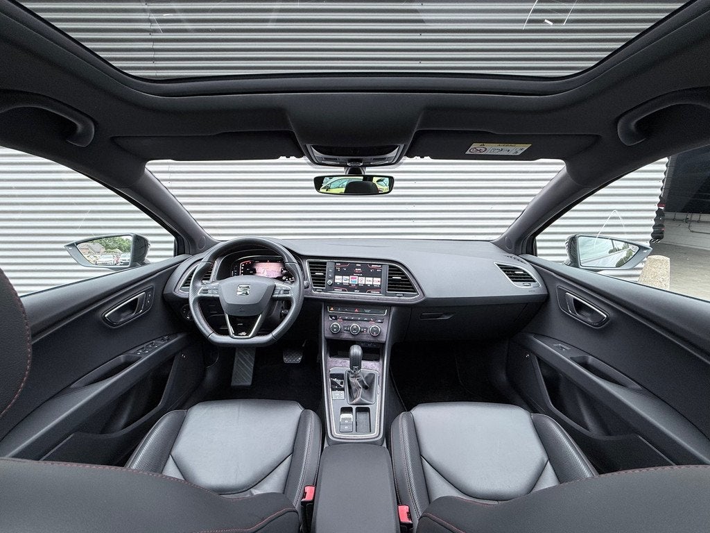 SEAT Leon ST 2.0 TSI FR 190PK*VIRTUAL*PANO*BEATS*LEER*CAMERA, Auto's, Seat, Gebruikt, Zwart, 1984 cc, Leon