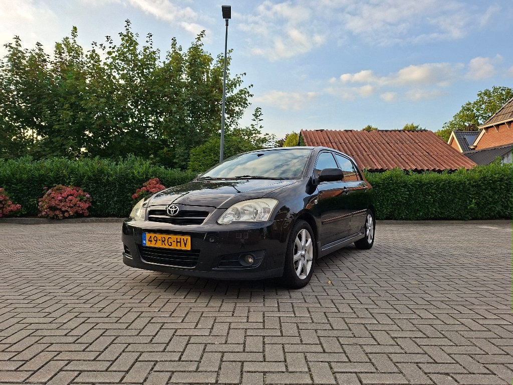 Toyota Corolla 1.6 16V VVT-i 5DR Sport 2005 Zwart, Voorwielaandrijving, Multifunctioneel stuurwiel, 4 cilinders, Corolla