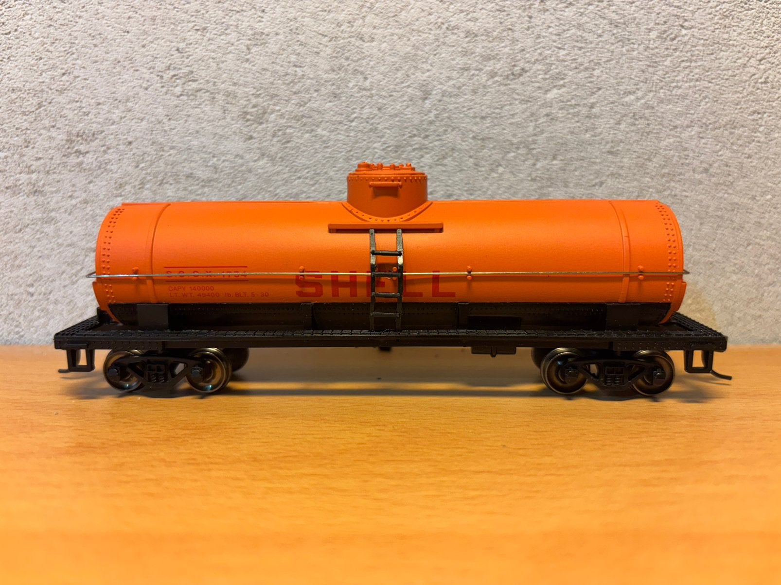 Bachmann silver series Shell tank car, Overige merken, Gelijkstroom, Wagon, Ophalen of Verzenden