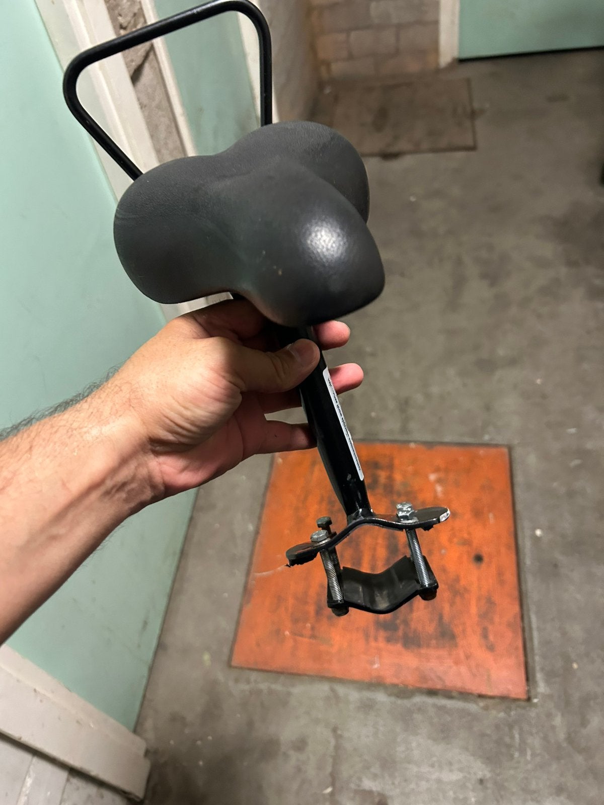 Kimderzitje op stang damesfiets, Ophalen of Verzenden, Zo goed als nieuw