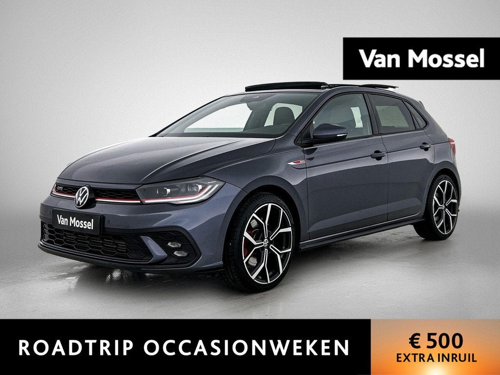 Volkswagen Polo 2.0 TSI GTI | AUTOMAAT | PANORAMADAK | APPLE, Auto's, Gebruikt, 4 cilinders, Grijs, Automatische klimaatregeling