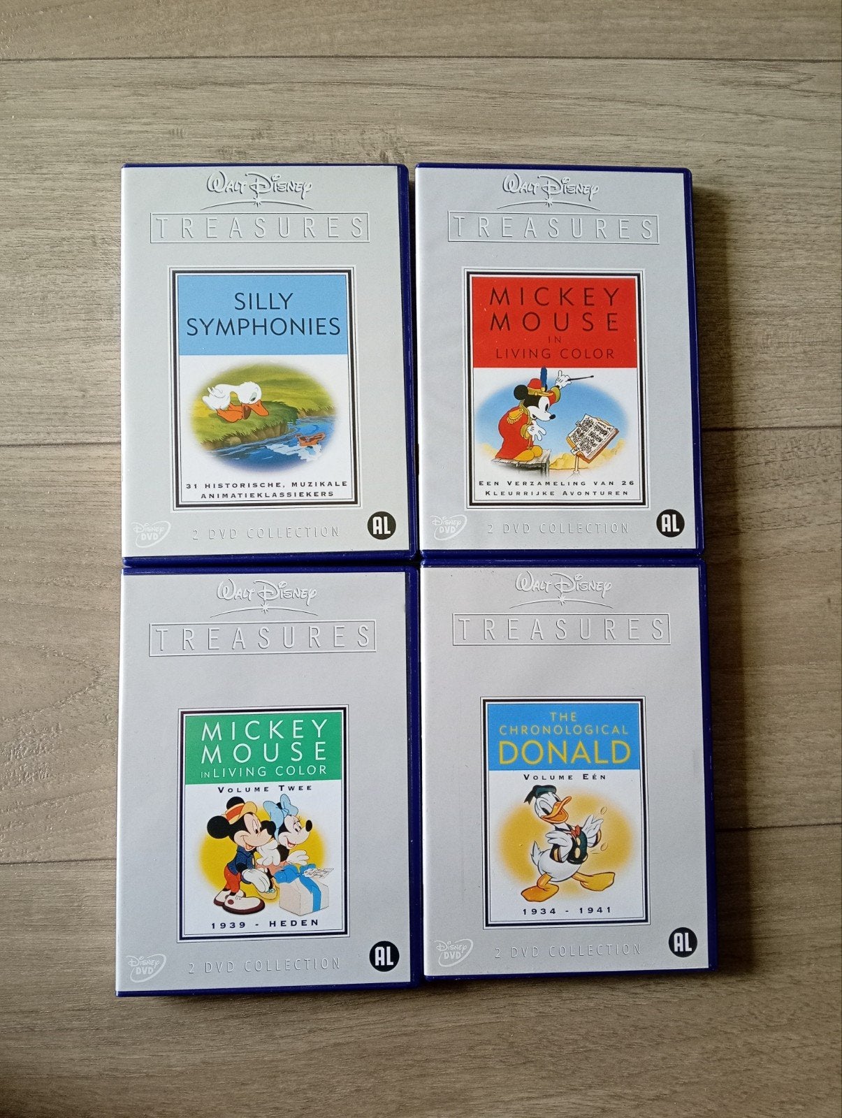 Disney Treasures Silly Symphonies Donald en Mickey dvd, Europees, Tekenfilm, Alle leeftijden, Zo goed als nieuw