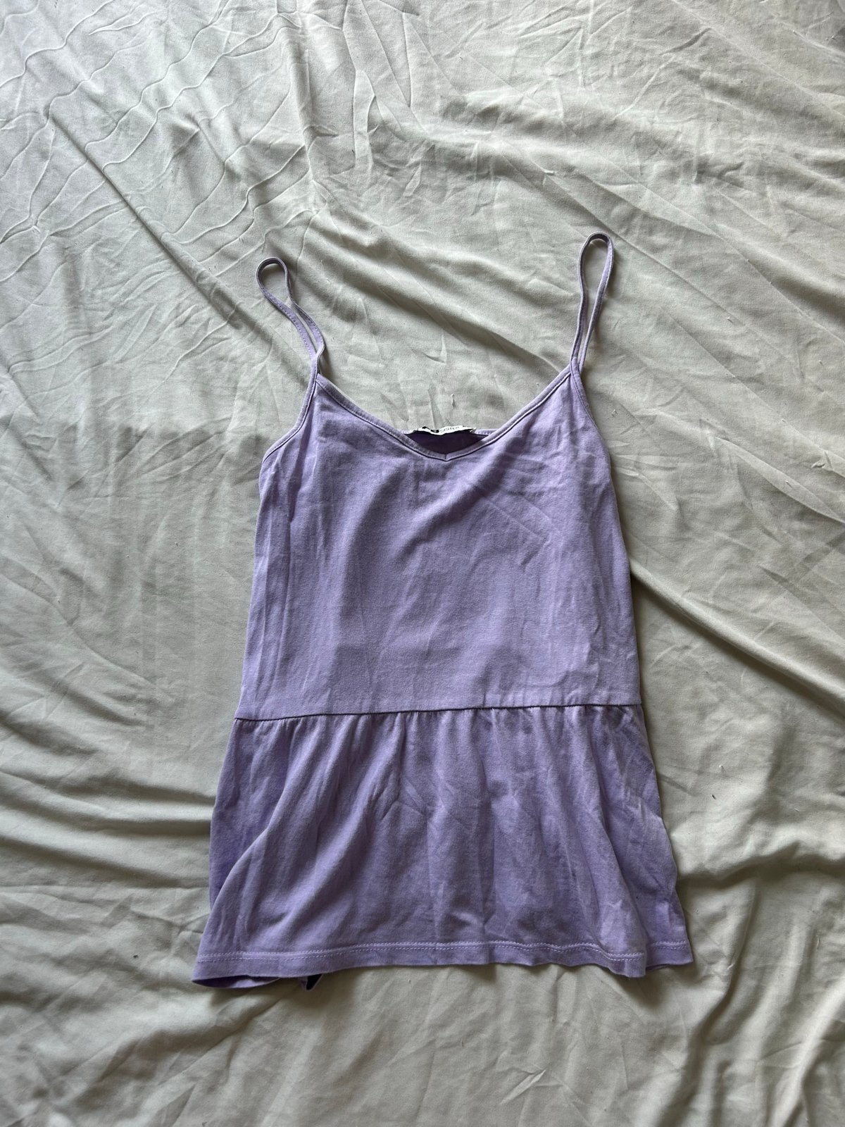 New Yorker paarse top met spaghettibandjes, Paars, Ophalen of Verzenden, Zonder mouw, Maat 34 (XS) of kleiner