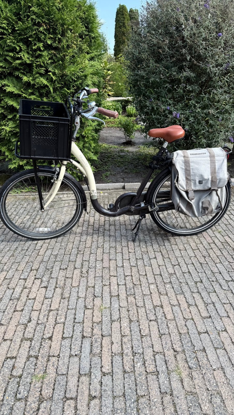 Moeder fiets Nonna 3 met dubbel standaard, Nexus versnelling, Ophalen, Zo goed als nieuw, Overige merken, Dubbele standaard