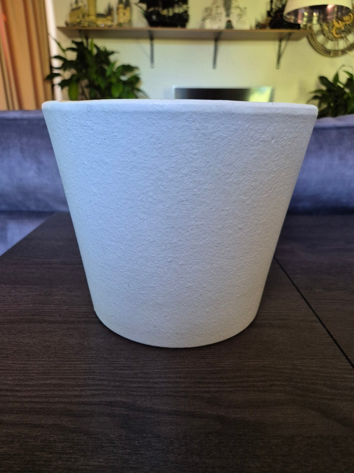 beige bloempot 24cm doorsnede, 20cm hoog, Tuin en Terras, Bloempotten, Ophalen