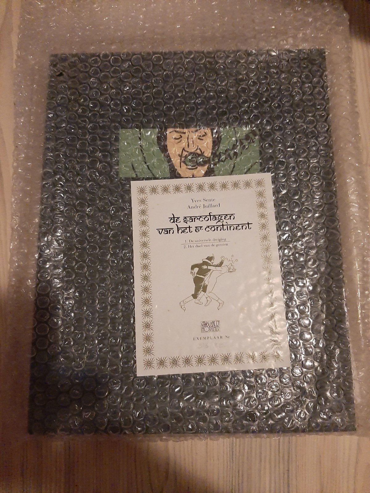 De Sarcofagen van het 6e Contient HC met zeefdruk gesigneerd, Eén stripboek, Ophalen of Verzenden, Nieuw, André Juillard, Yves Sente
