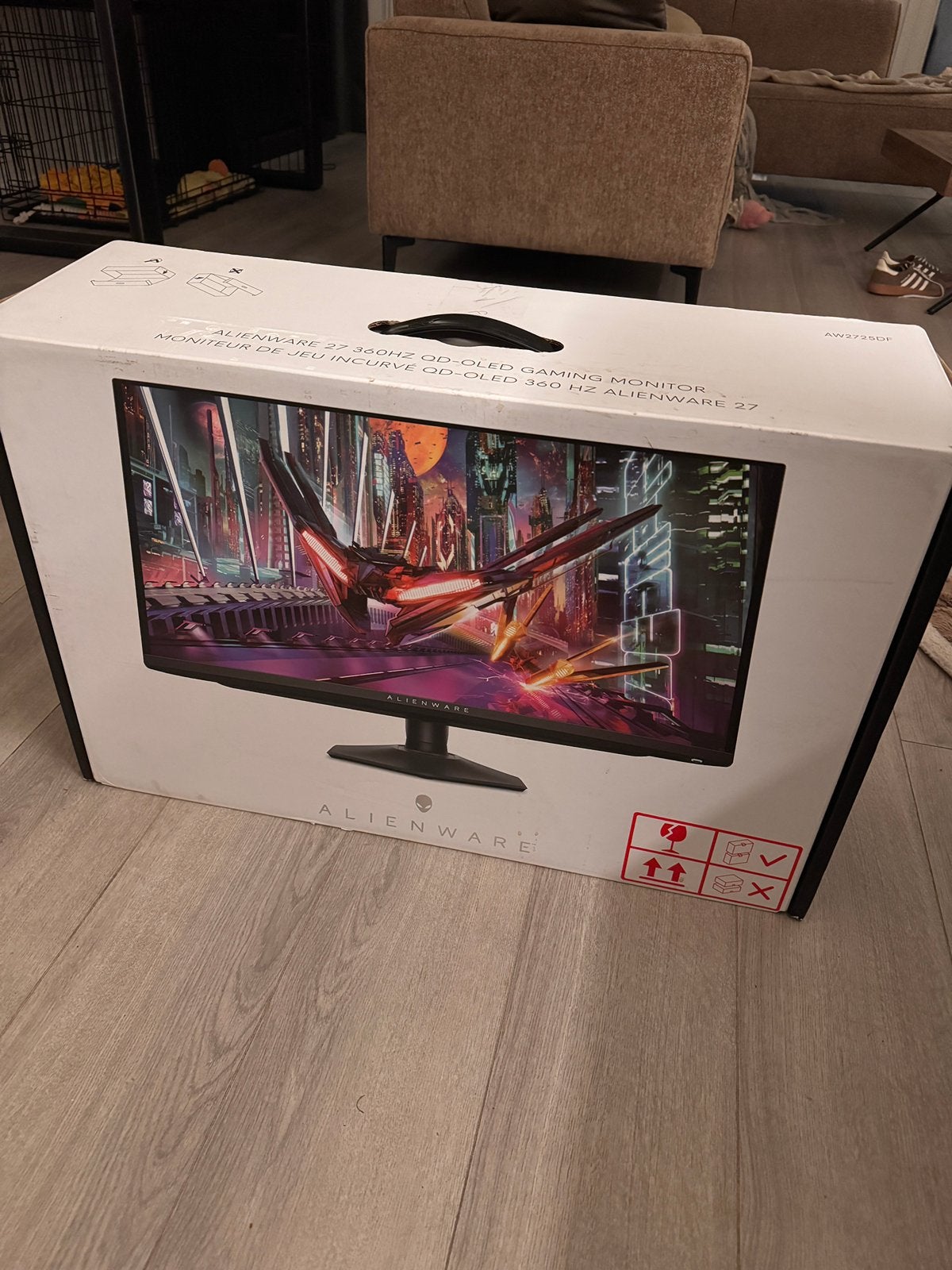 Alienware AW2725DF met ruim een jaar garantie!, Computers en Software, Minder dan 1 ms, Zo goed als nieuw, Quad HD (2K), 201 Hz of meer