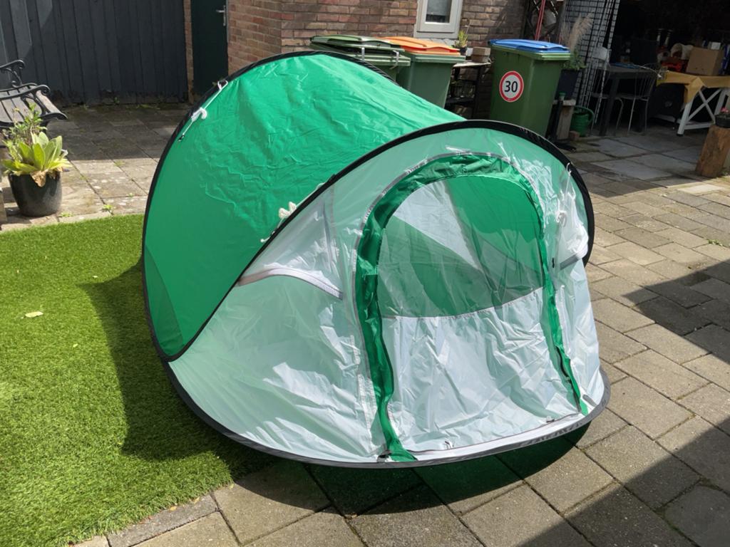 Handige Trekkers Tent - Snel Opzetbaar nieuw, Caravans en Kamperen, Ophalen of Verzenden, Zo goed als nieuw