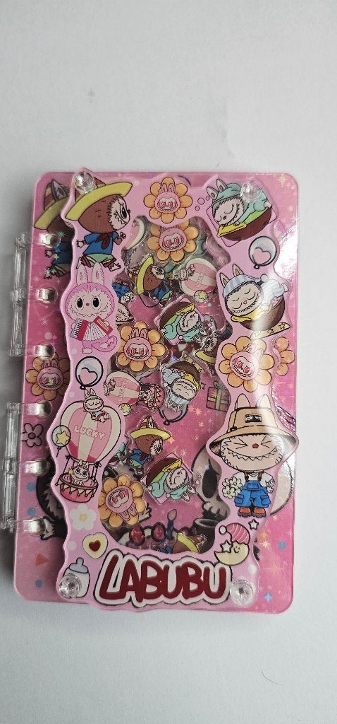 rose labubu a7 shaker acrylic notebook, Diversen, Ophalen of Verzenden, Uitwisbaar, Nieuw, A7