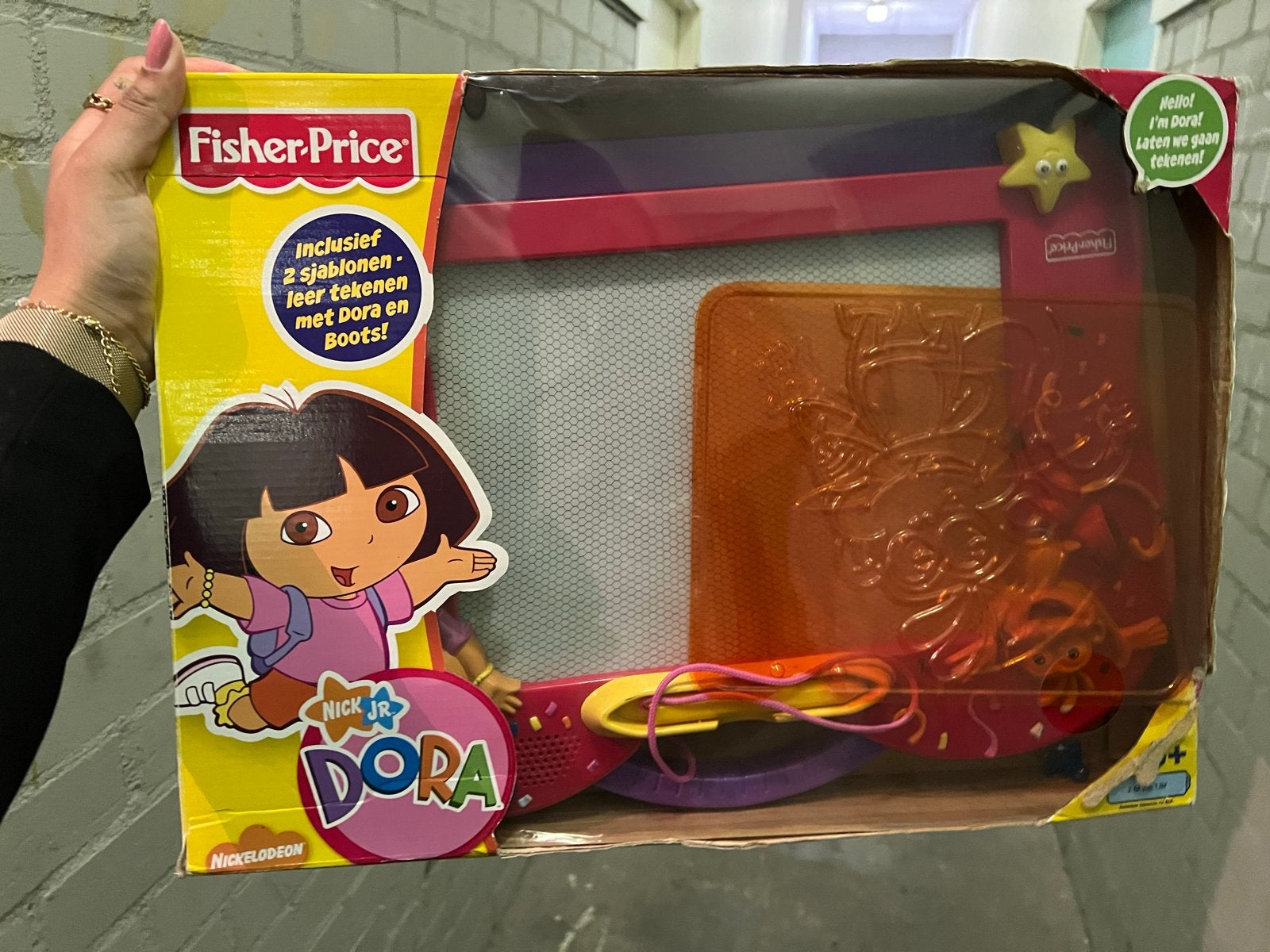 Fisher-Price Dora Doodle Pro magnetisch Tekenbord, Kinderen en Baby's, Ophalen, Zo goed als nieuw, Jongen of Meisje