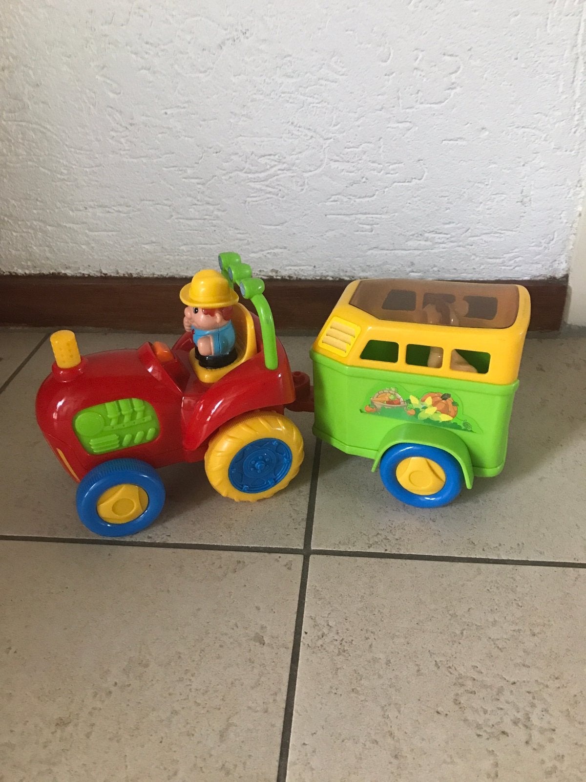 Traktor met paarden wagen, Ophalen of Verzenden, Zo goed als nieuw