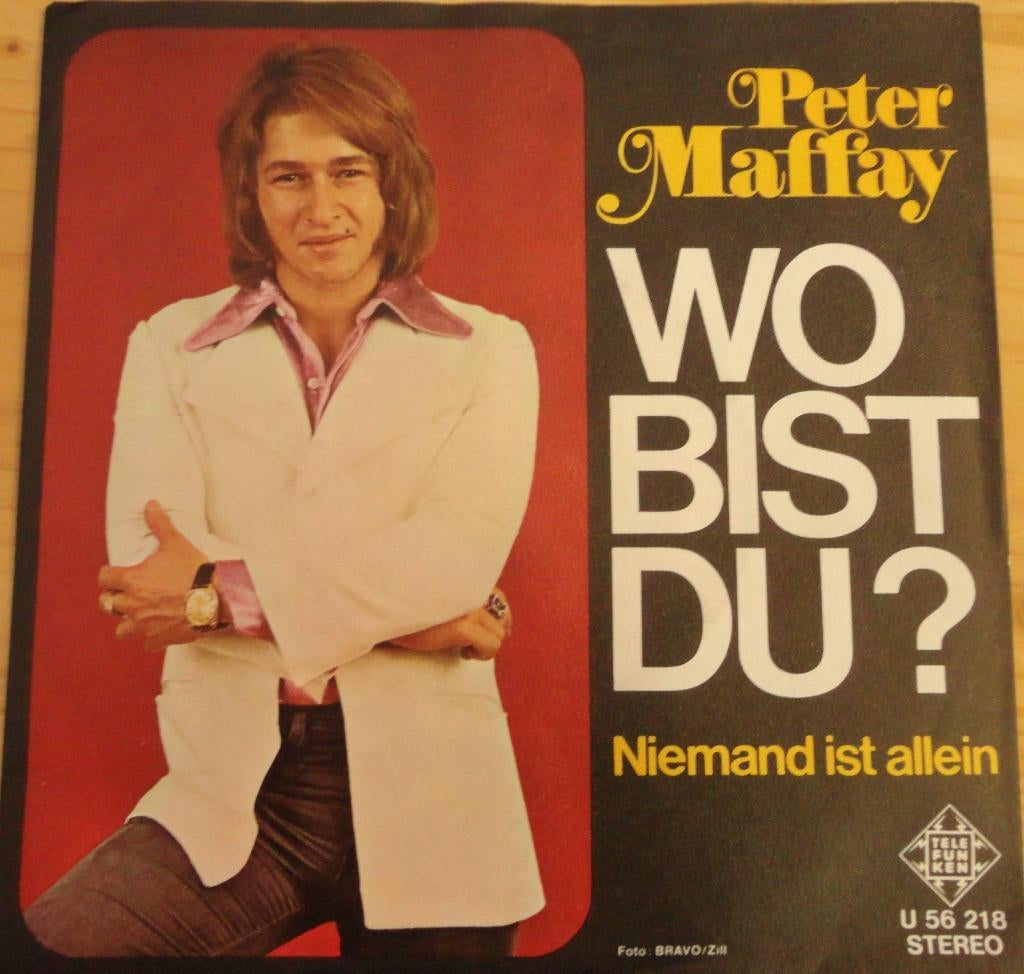 Peter Maffay > Wo bist du, Gebruikt, 7 inch, Single, Ophalen of Verzenden