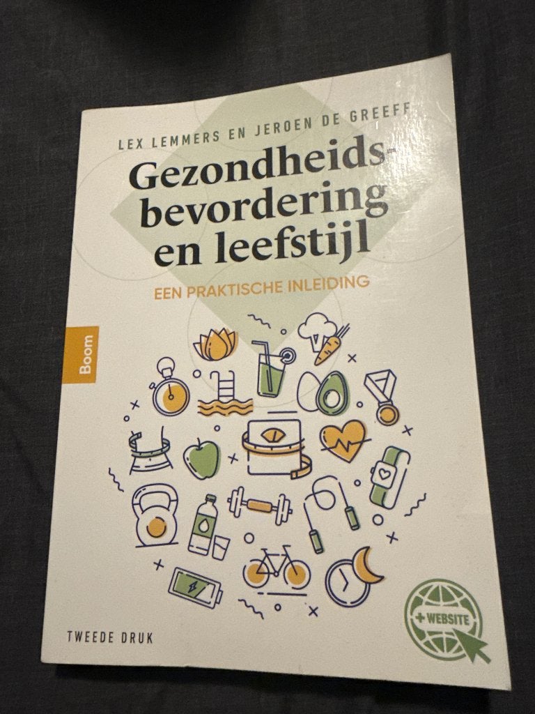 Gezondheidsbevordering en leefstijl, Boom, Zo goed als nieuw, Beta, HBO