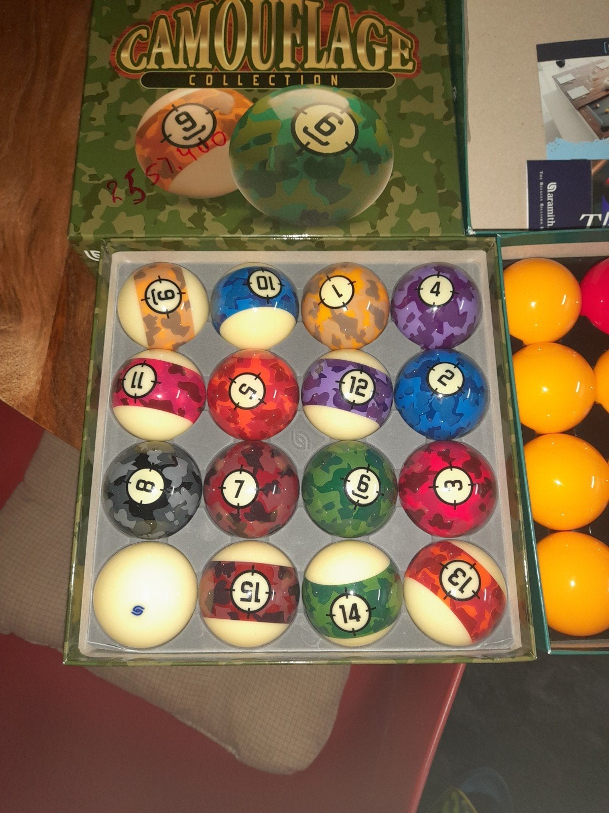 Biljartballen aramith biljart pool bal maat 57,2 nieuw, Ophalen of Verzenden, Nieuw, Keu of Ballen