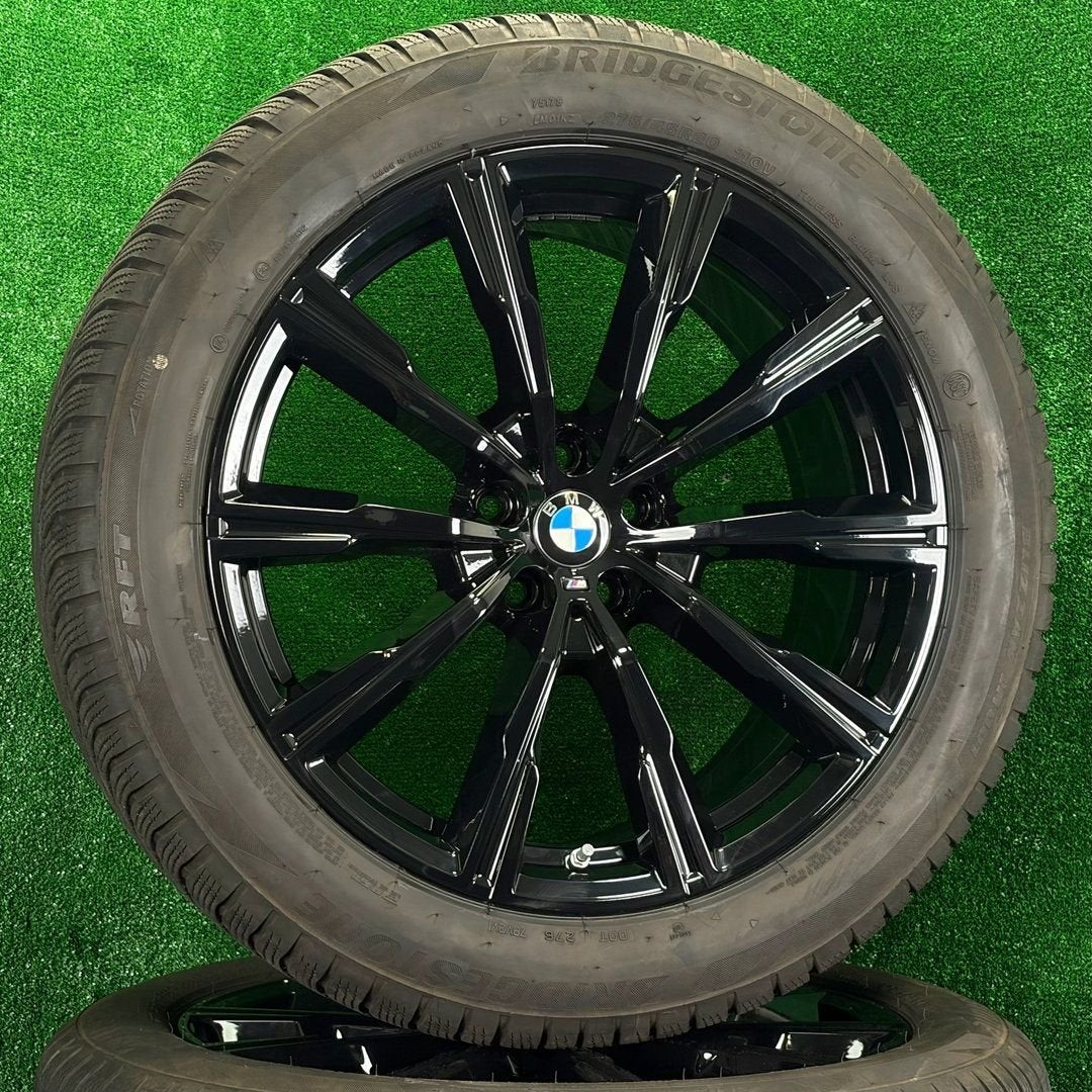 Originele 20 inch BMW 740M velgen winterbanden X5 X6 G05 G06, Gebruikt, -, 275 mm, -