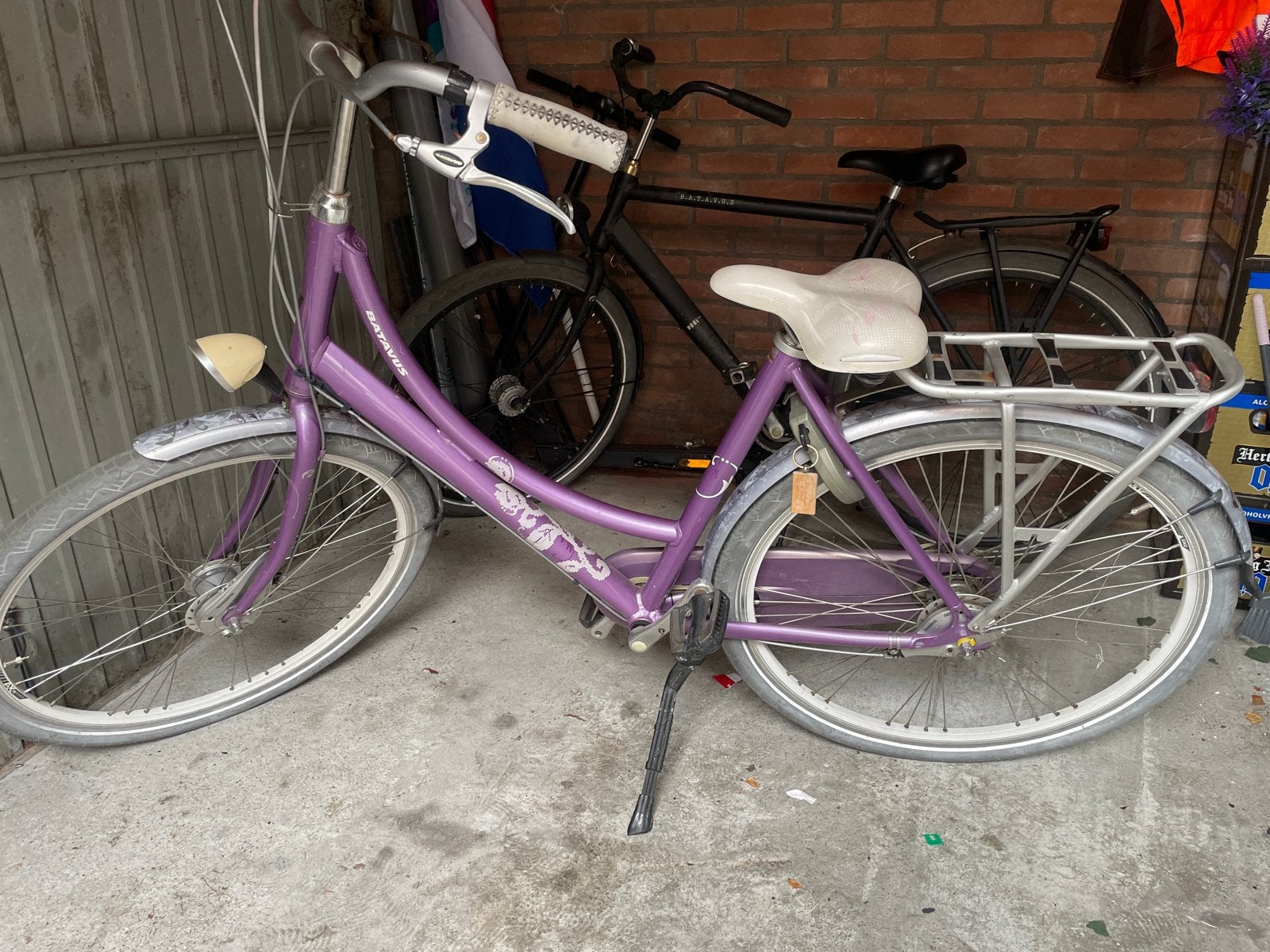 Batavus damesfiets paars - Gebruikt, Fietsen en Brommers, Fietsen | Dames | Damesfietsen, Gebruikt, Batavus, (Extra) lage instap