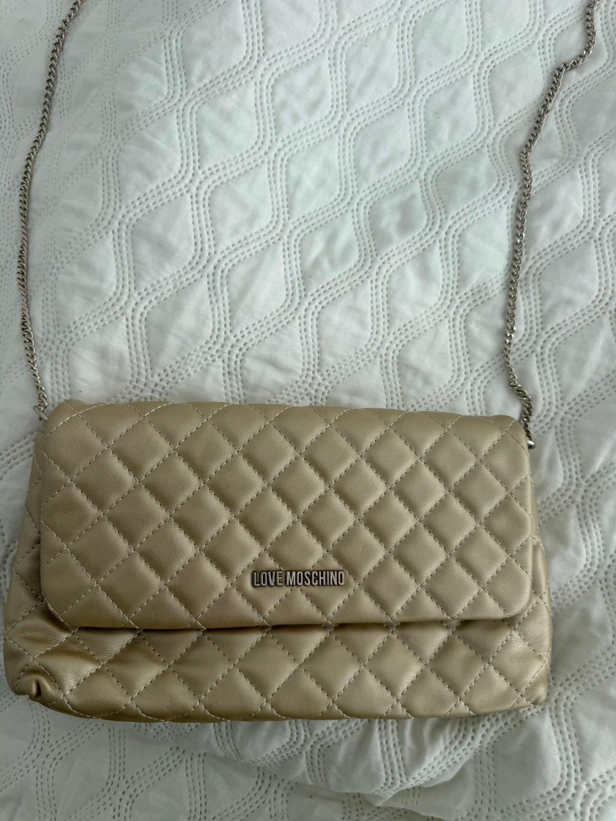 Love moschino tasje, Ophalen of Verzenden, Zo goed als nieuw, Schoudertasje