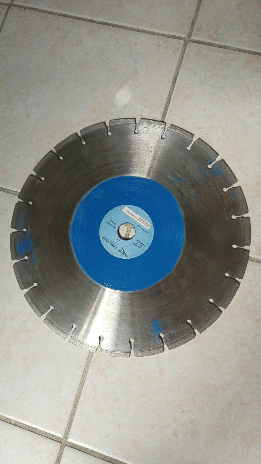 Universeel Diamant Zaagblad 350mm voor Beton en Steen, Ophalen of Verzenden, Zo goed als nieuw