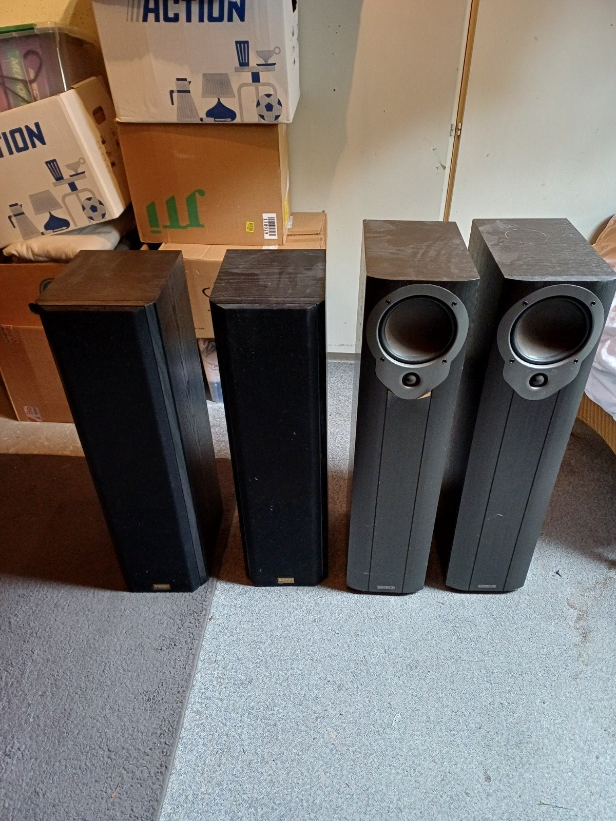 Quadral Platin en Mission M33i Vloerstaande Luidsprekers