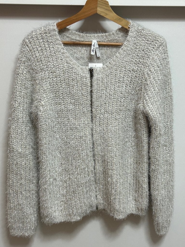 Miss Etam fluffy vest met lyrex maat L nieuw, Beige, Maat 42/44 (L), Nieuw, Ophalen of Verzenden