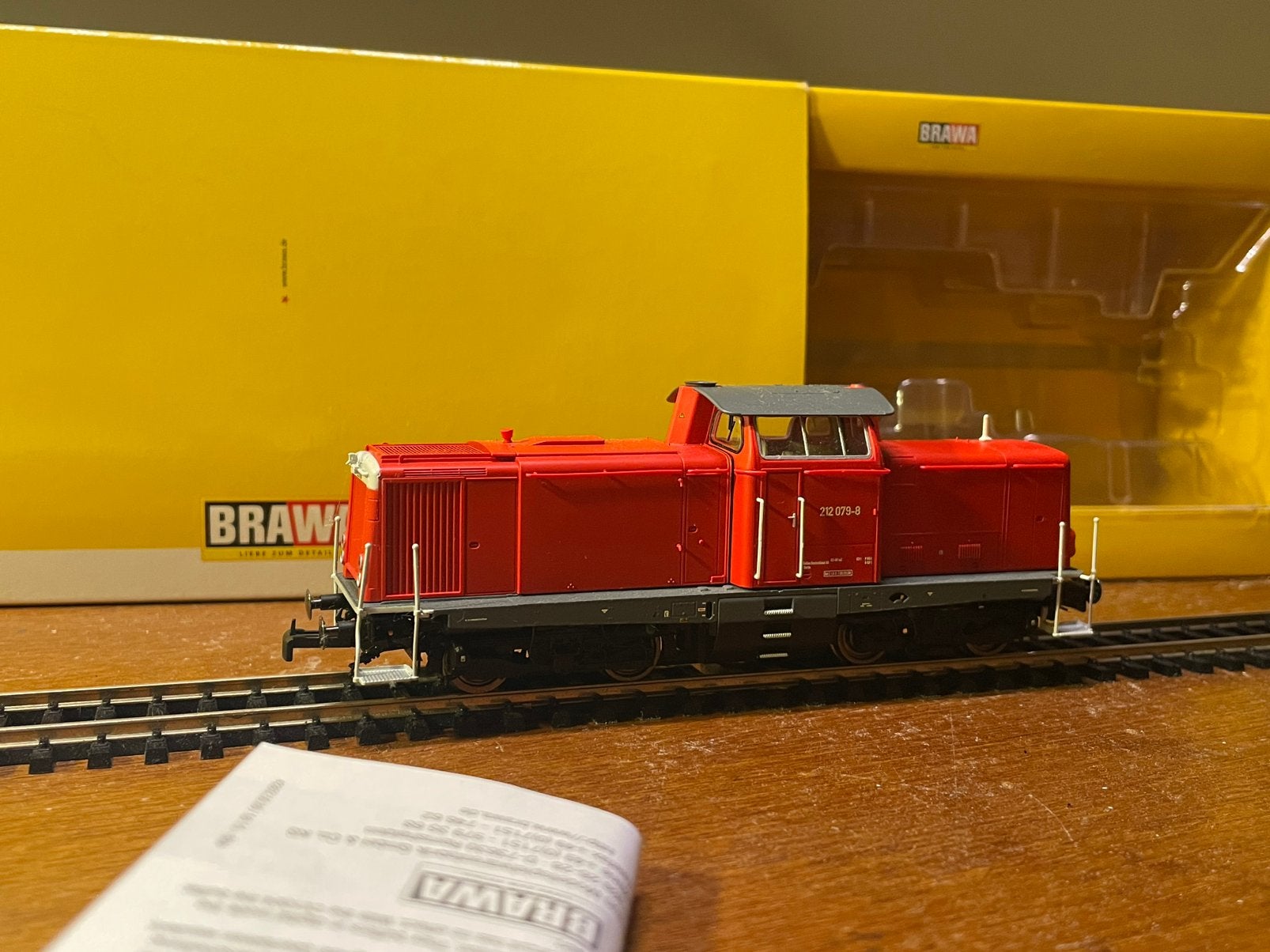 Brawa 42814 BR 212 Digitaal+Sound H0, Ophalen of Verzenden, Zo goed als nieuw, Gelijkstroom, Locomotief
