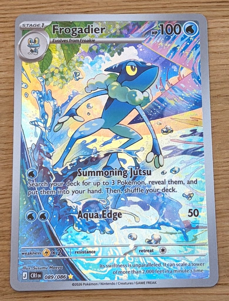 Pokémon-kaart van Frogadier (089/086) - Chaos Rising set, Ophalen of Verzenden, Nieuw, Losse kaart