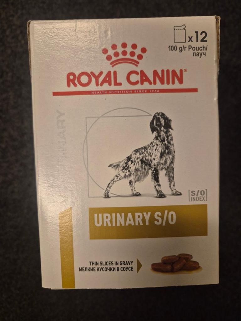 Royal Canin urinary s/o veterinary 12zakjes datum:20-09-2027, Dieren en Toebehoren, Dierenvoeding, Ophalen of Verzenden, Hond