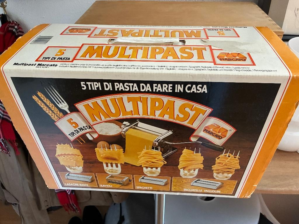 Marcato Multi Pastamachine, Ophalen, Zilver, Metaal, Overige merken