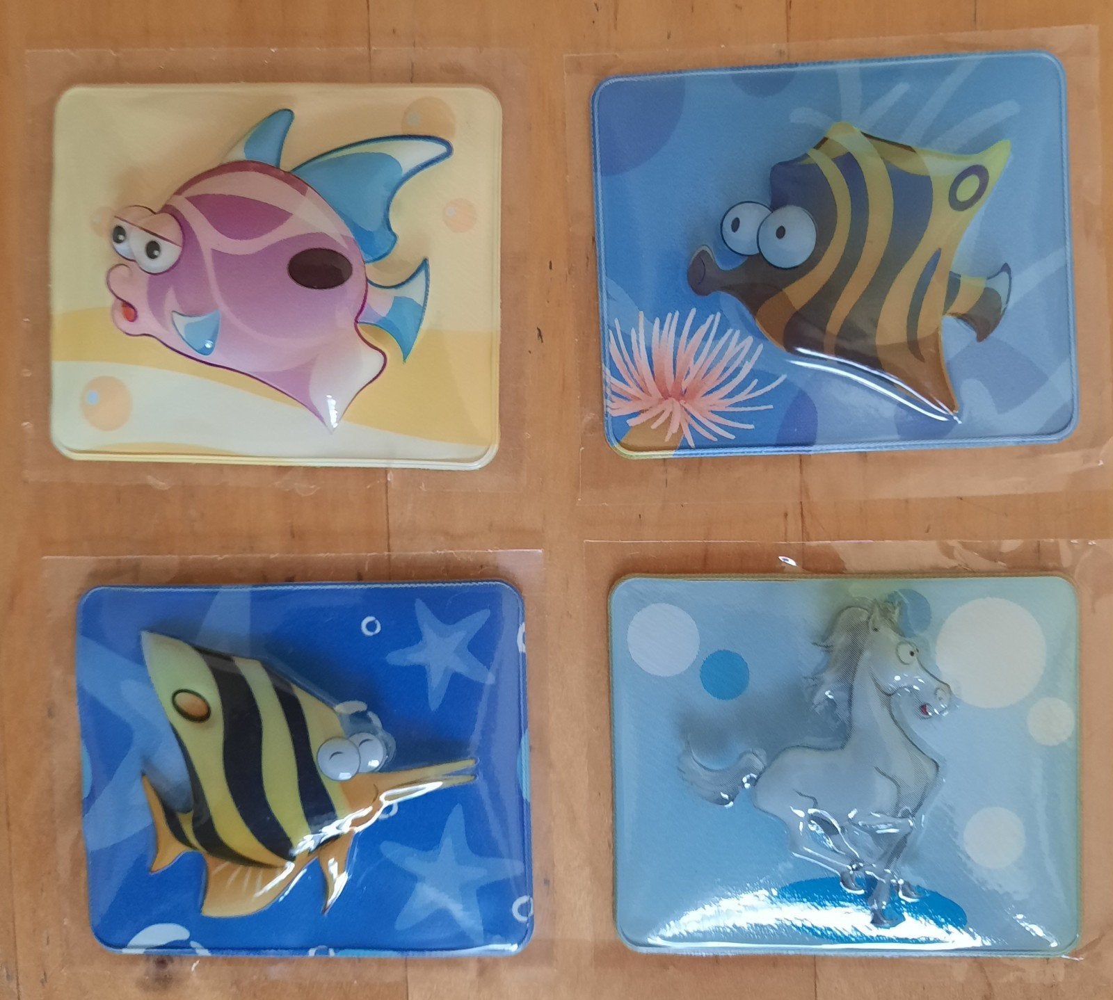 Leuke 3D-stickers van vissen en paard, Ophalen of Verzenden, Nieuw