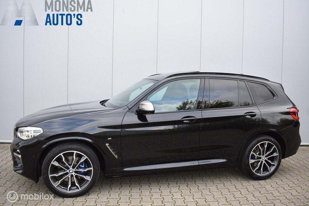 BMW X3 M40i xDrive Saphirschwarz Pano HUD H/K 360Cam DAB M, Auto's, Automaat, Gebruikt, 2000 kg, Zwart