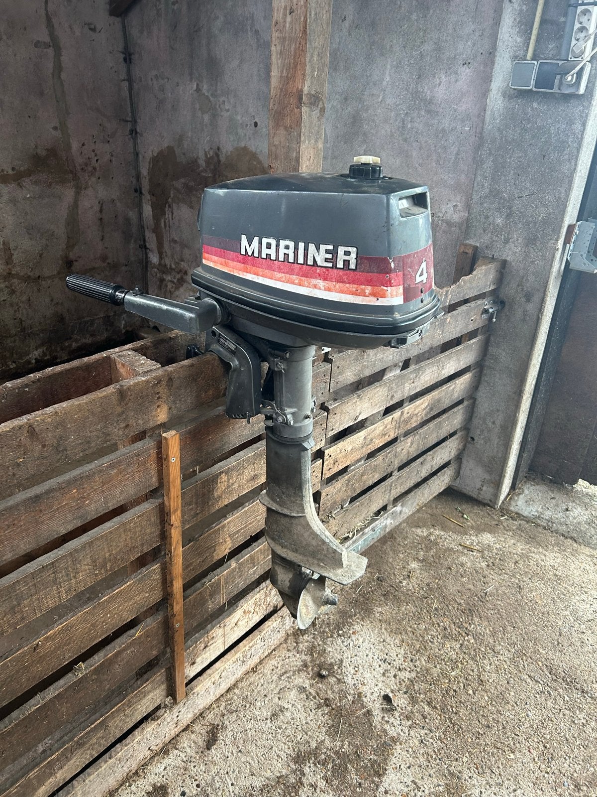 Mariner 4 PK Buitenboordmotor - Gebruikt, Ophalen, Gebruikt, Minder dan 5 pk, Buitenboordmotor