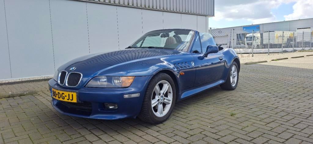 BMW Z3 2.0 Roadster  wide-body  en hardtop aanwezig, Auto's, BMW, Achterwielaandrijving, Beige, Cabriolet, Blauw