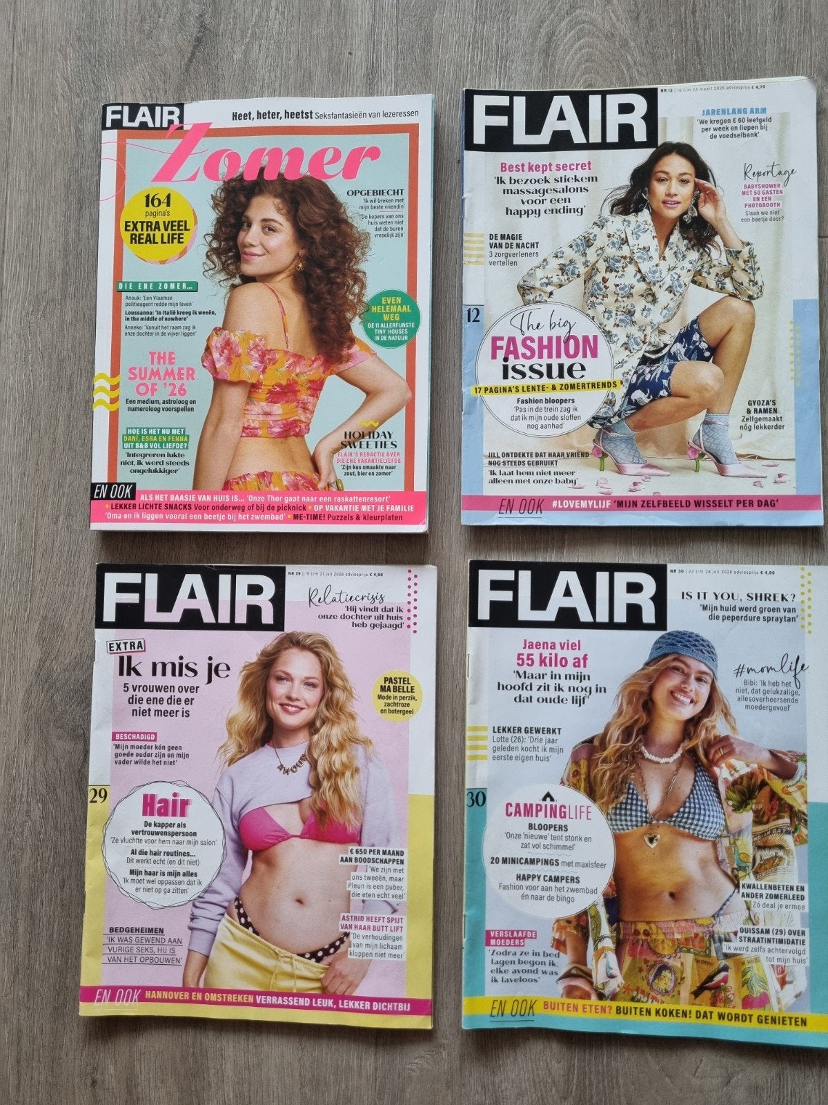 Flair tijdschriften 2026 nieuwste, Ophalen of Verzenden, Gelezen, Damesbladen