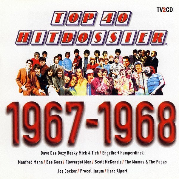 TOP 40 HITDOSSIER 1967 - 1968 (2-CD), Inclusief boekje, Ophalen of Verzenden, Zo goed als nieuw, Verzamelalbum