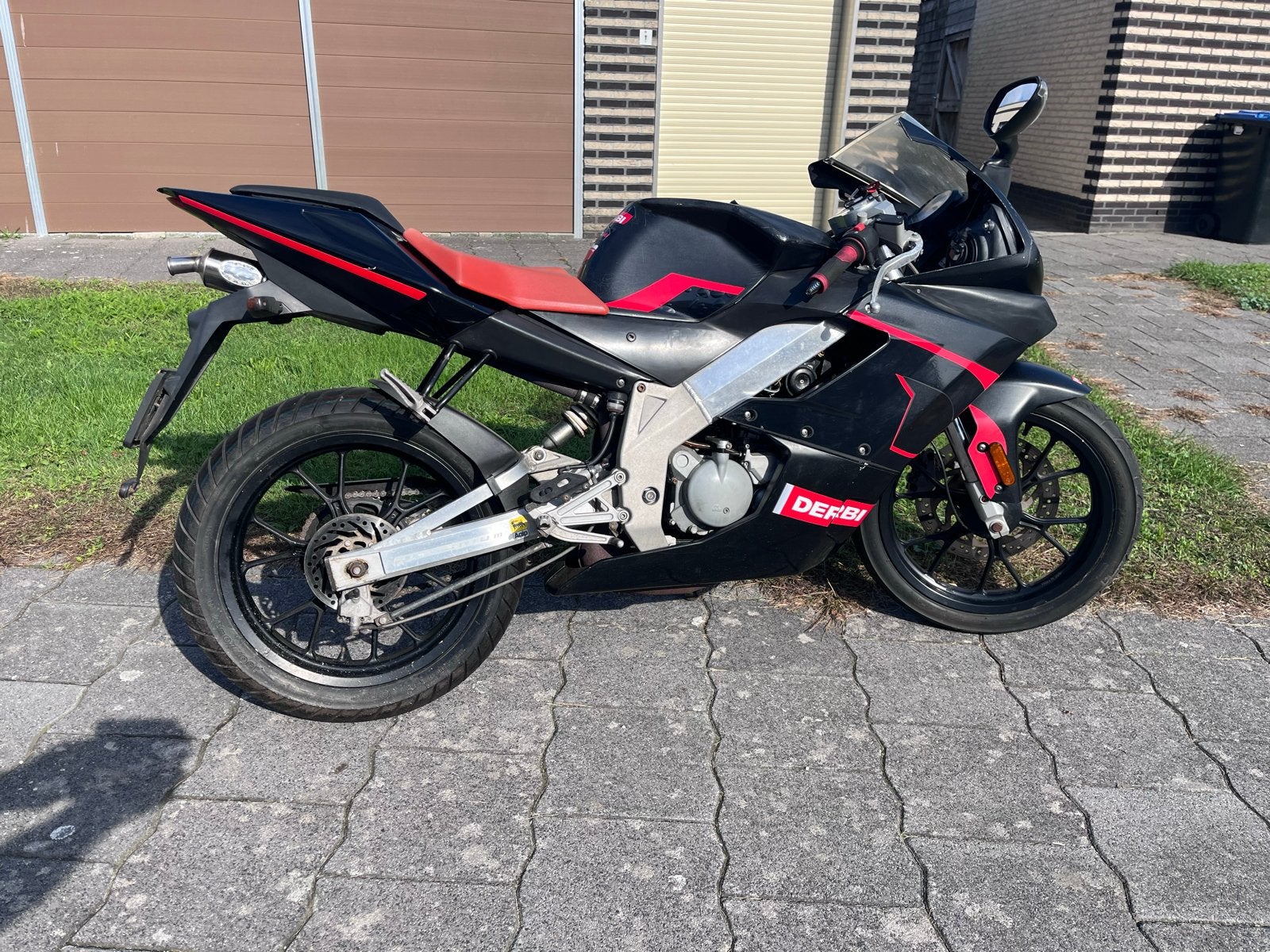 Derbi GPR 50 Racing - Zwart/Rood, Ophalen, Gebruikt, Maximaal 45 km/u