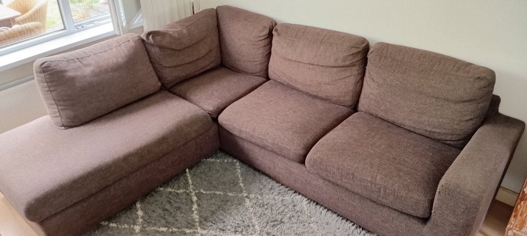GRATIS hoekbank, Ophalen, 250 tot 300 cm, Gebruikt, Hoekbank