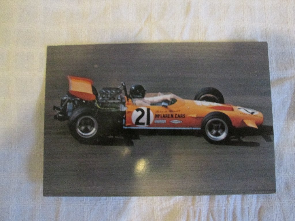 F1 kaart Andrea Adamich McLaren Alfa Romeo 3 liter, Ophalen of Verzenden, Zo goed als nieuw, Formule 1