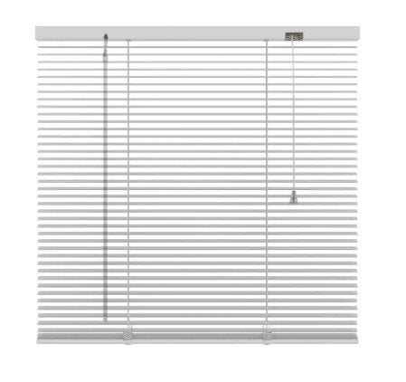 Nieuwe aluminium jaloezieën 160 x 180 cm (Gamma), Ophalen, Wit, 150 tot 200 cm, Nieuw