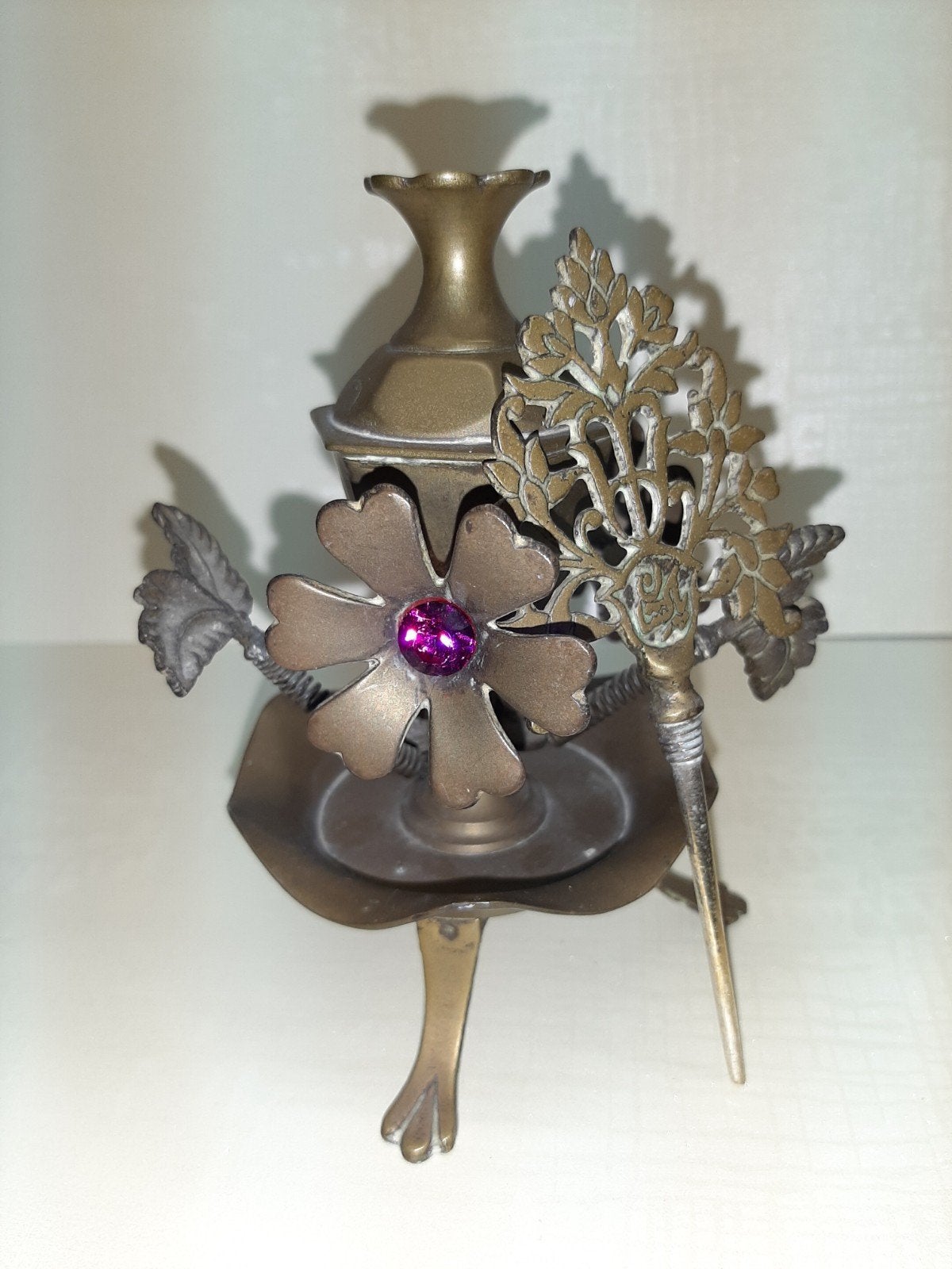oud parfumflesje,of khol bewaarflesje, Ophalen of Verzenden, Gebruikt, Parfumfles