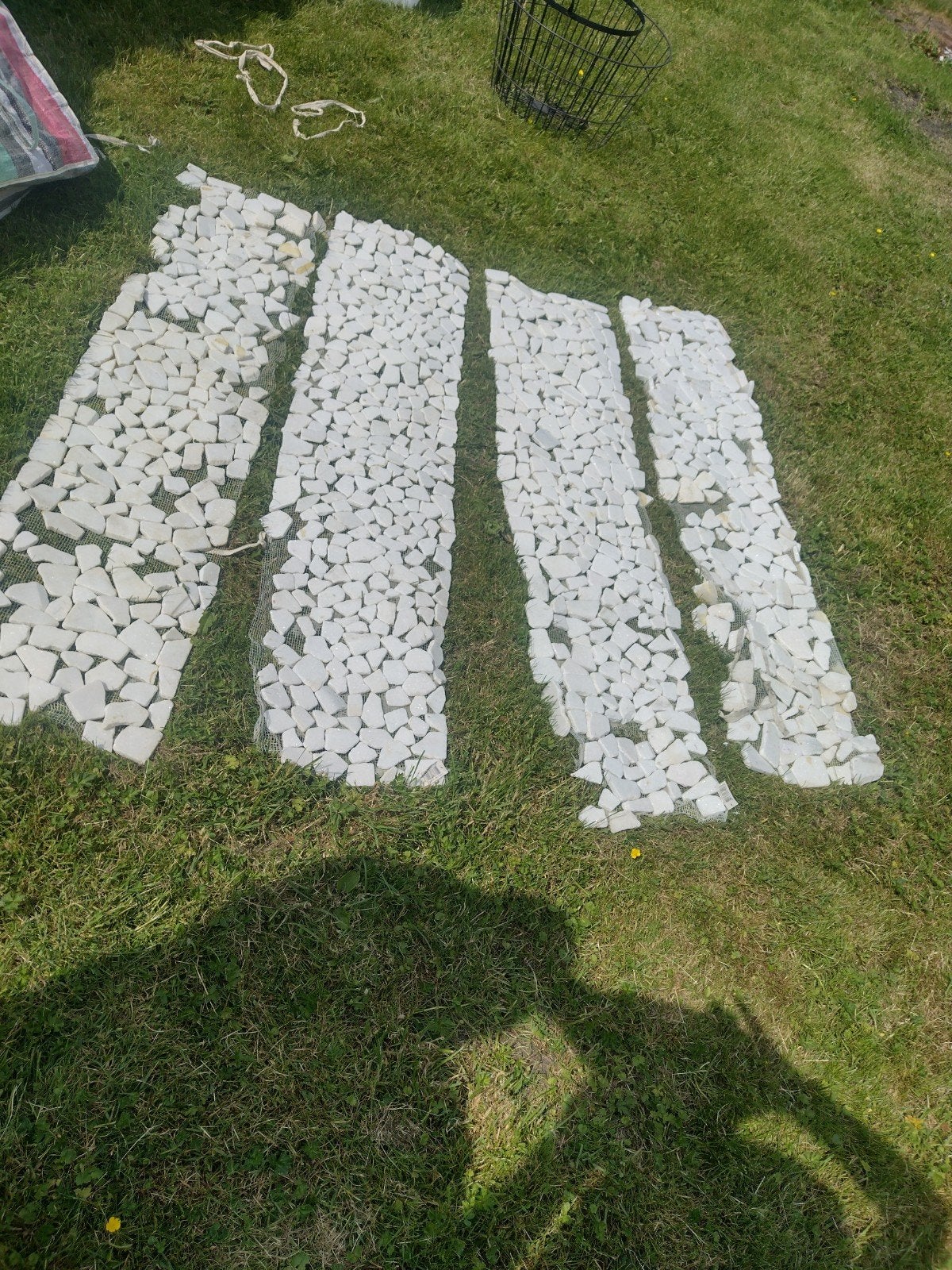 Mozaïek tegels wit., Doe-het-zelf en Verbouw, Tegels, Nieuw, 20 tot 40 cm, Minder dan 5 m², Wandtegels