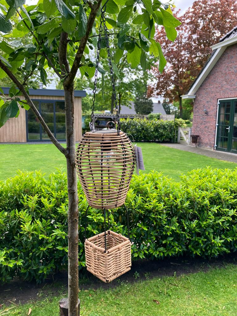 Nieuwe Solar Lantaarn Luchtballon - 70 cm Hoog, Overige typen, Nieuw, Ophalen of Verzenden, Led